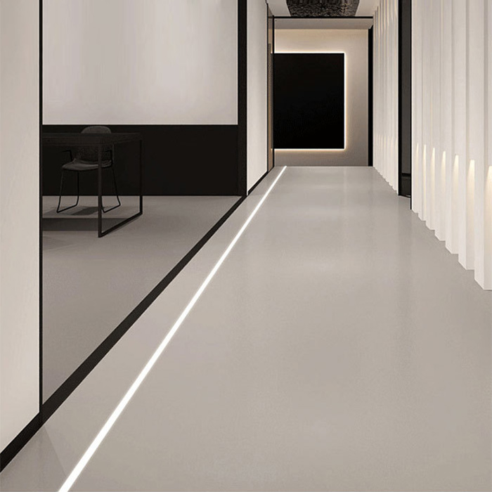 Small In Ground Lighting Strip Profile For 12mm LED Small In Ground Lighting Strip Profile For 12mm LED